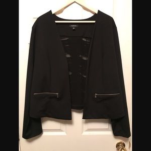 Torrid size 3 blazer with shredded back